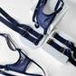 Mesh Support Thong For Chastity Cage (Navy)
