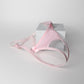 Crotchless Mesh Thong With Bows (Pink)