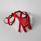 Mesh Support Thong For Chastity Cage (Red)