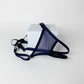 Crotchless Mesh Thong (Navy)