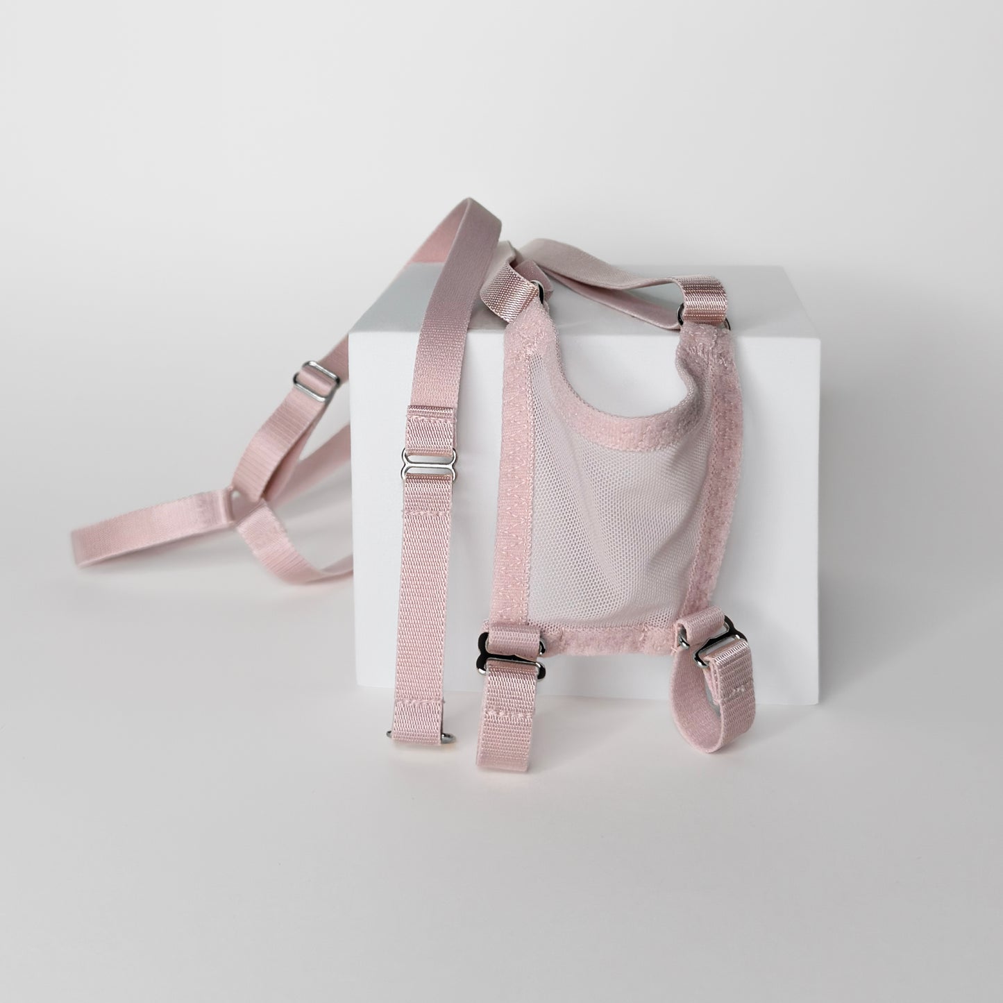 Mesh Support Thong For Chastity Cage (Dusty Rose)