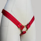 Thong Strap On Harness "Cora" (Red)