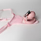 Crotchless Mesh Thong With Bows (Pink)