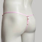 Male Mesh Chastity Cage Support Thong (Pink)