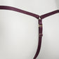 Mesh Support Thong For Chastity Cage (Burgundy)