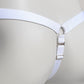 Sissy Three Straps Support Belt For Chastity Cage (White)