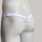 Sissy Three Straps Support Belt For Chastity Cage (White)
