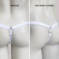 Sissy Three Straps Support Belt For Chastity Cage (White)