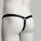 Monochrome Three Straps Support Belt For Chastity Cage (Black)