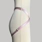 Elastic Strap On Harness "Selene" (Dusty Rose)