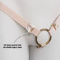 Sissy Three Straps Support Belt For Chastity Cage (Beige)