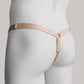 Sissy Three Straps Support Belt For Chastity Cage (Beige)