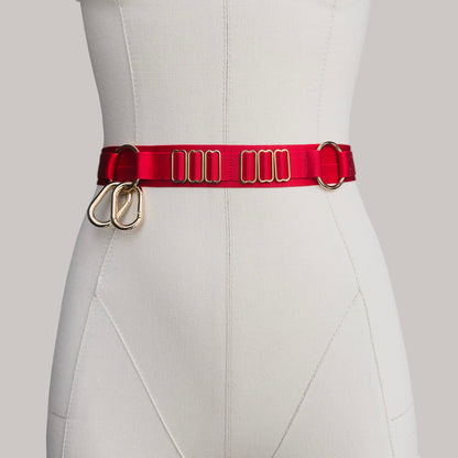 Adjustable Belt "Selene" Red