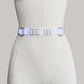 Adjustable Belt "Selene" White