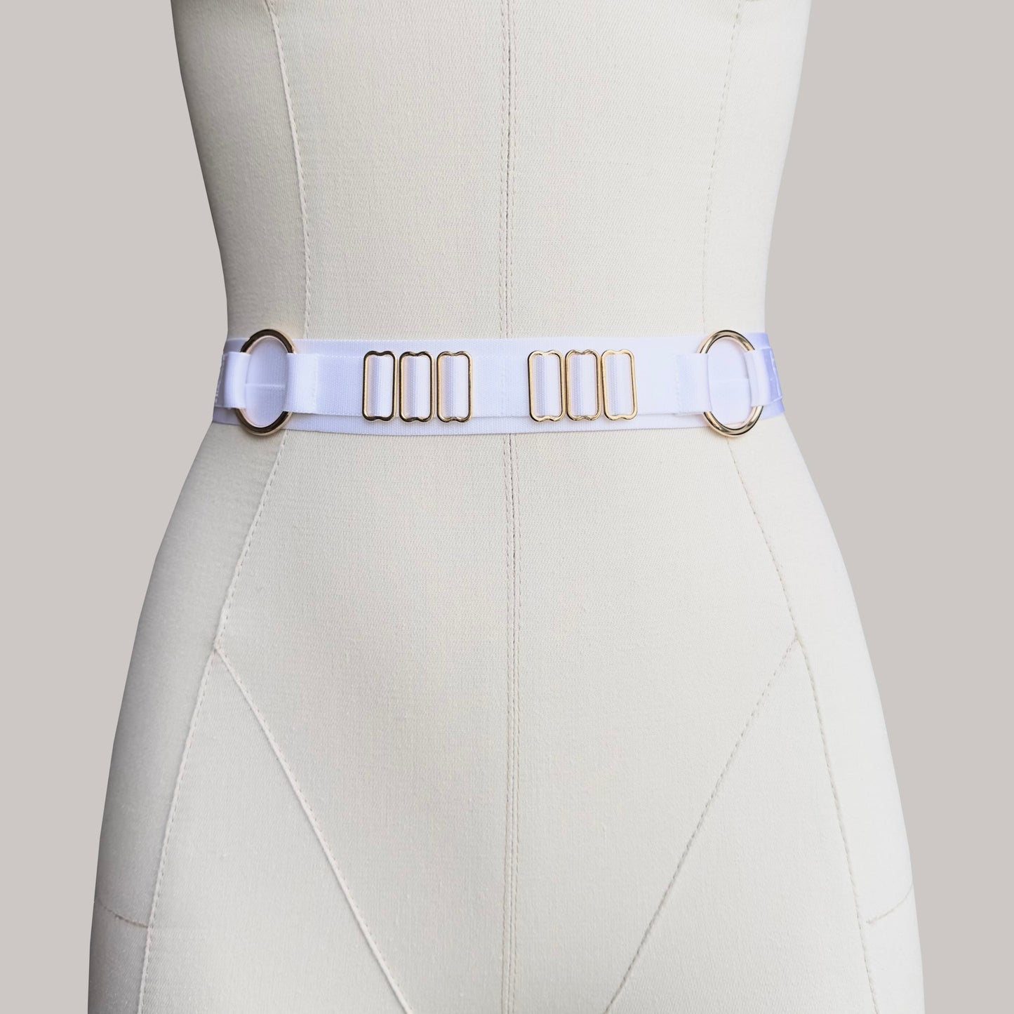 Adjustable Belt "Selene" White