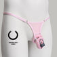 Non-removable Thong For Chastity Cage (Pink)
