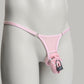 Non-removable Thong For Chastity Cage (Pink)