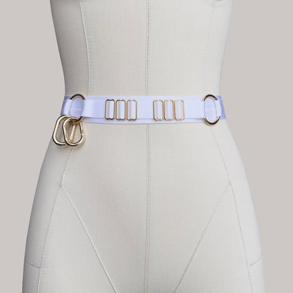 Adjustable Belt "Selene" White