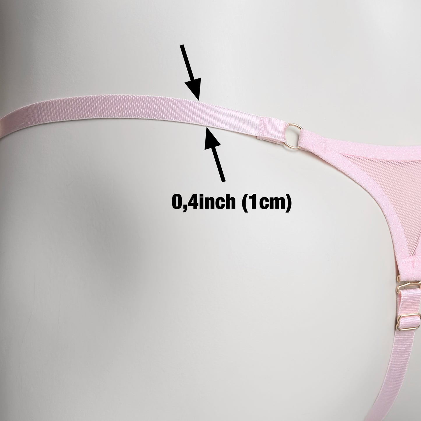 Non-removable Cobra Thong For Chastity Cage (Pink)