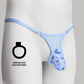 Non-removable Cobra Thong For Chastity Cage (Sky Blue)