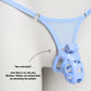 Non-removable Cobra Thong For Chastity Cage (Sky Blue)
