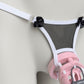 Non-removable Thong For Chastity Cage (French Maid)