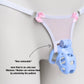 Non-removable Cobra Thong For Chastity Cage (French Maid Pink)