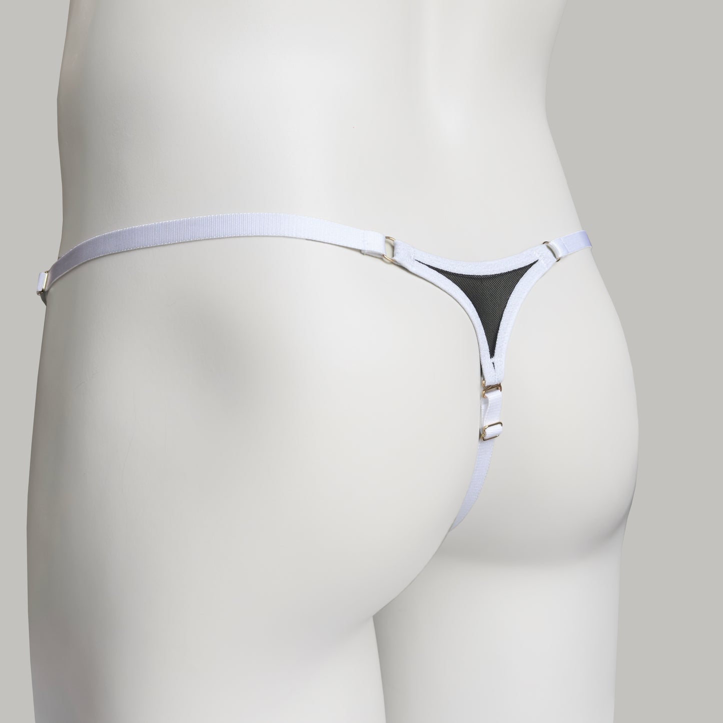 Non-removable Cobra Thong For Chastity Cage (French Maid)