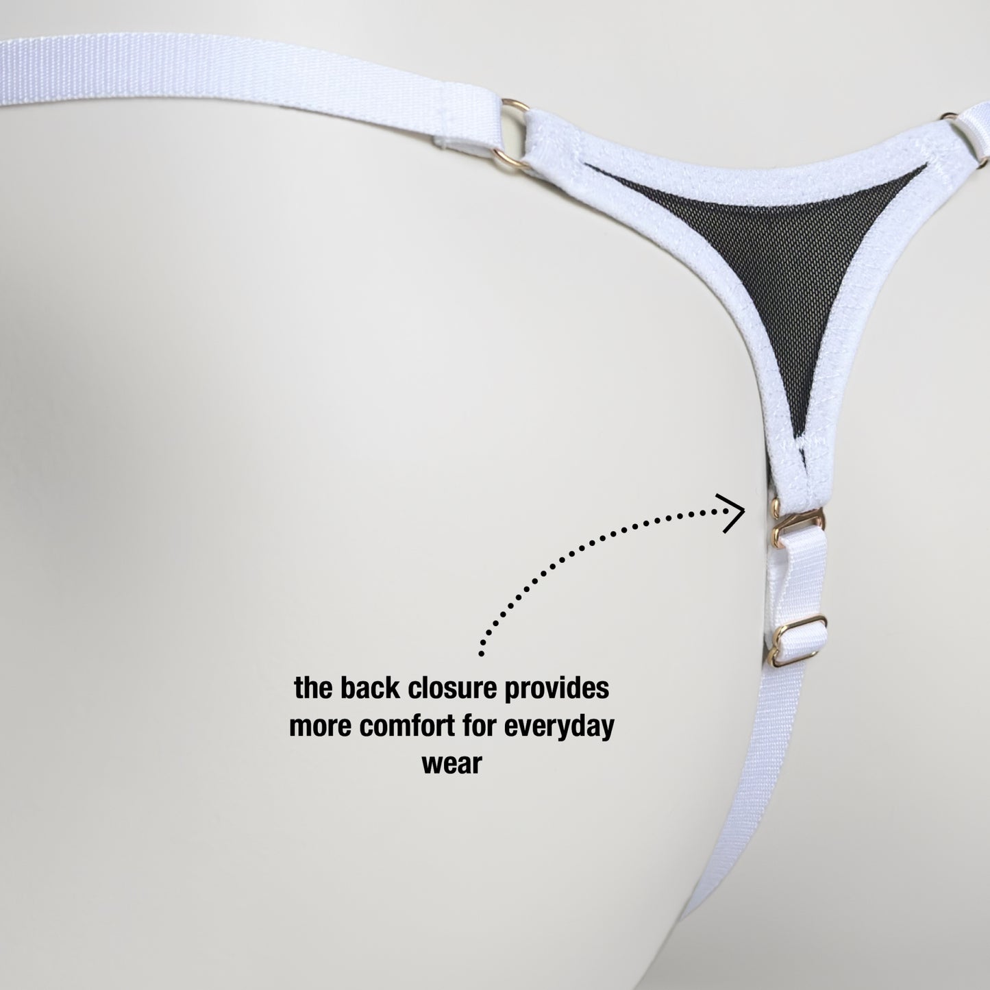Non-removable Thong For Chastity Cage (French Maid)