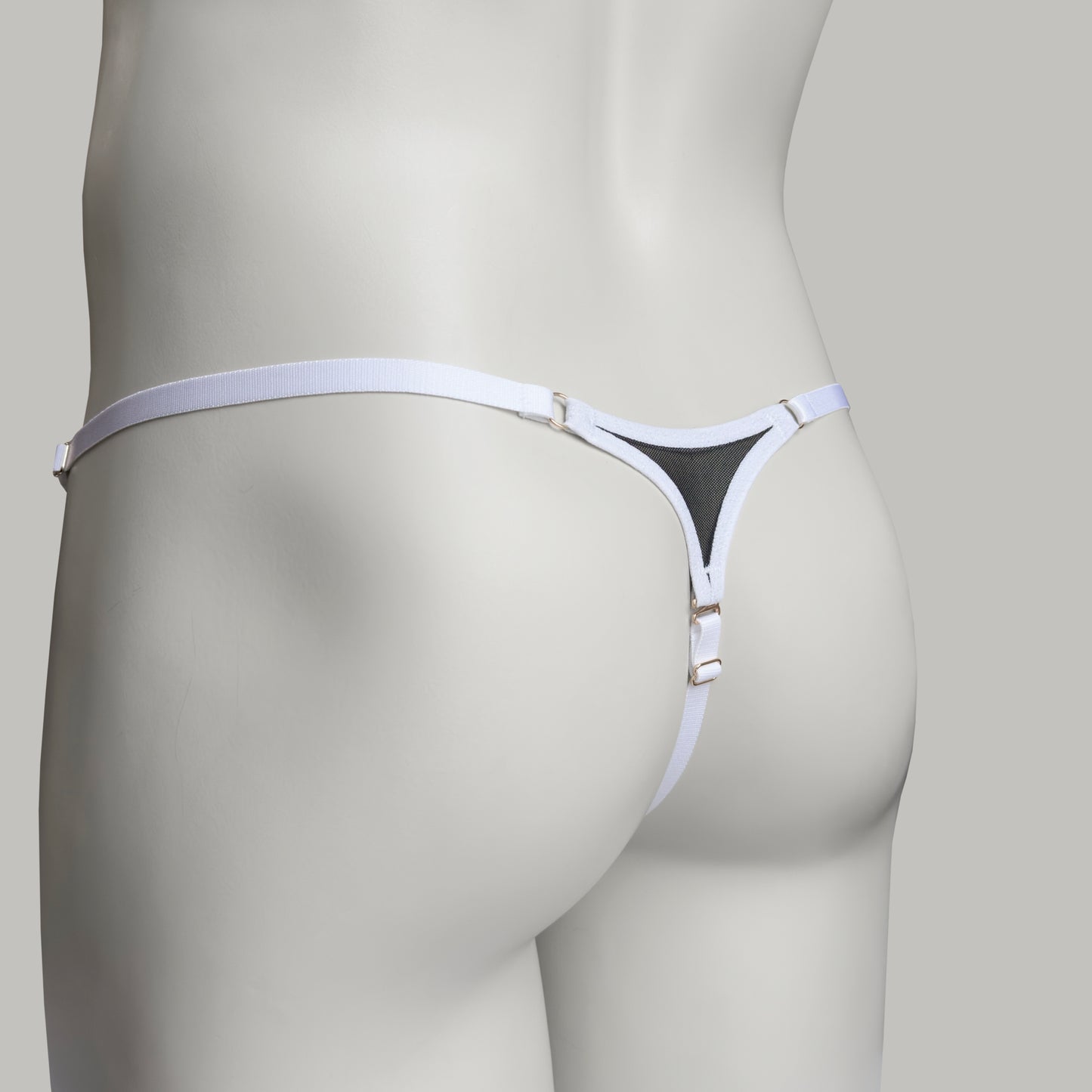 Non-removable Thong For Chastity Cage (French Maid)