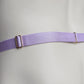 Male Two Straps Bow Chastity Cage Belt Violet