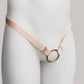 Monochrome Two Straps Support Belt For Chastity Cage (Beige)