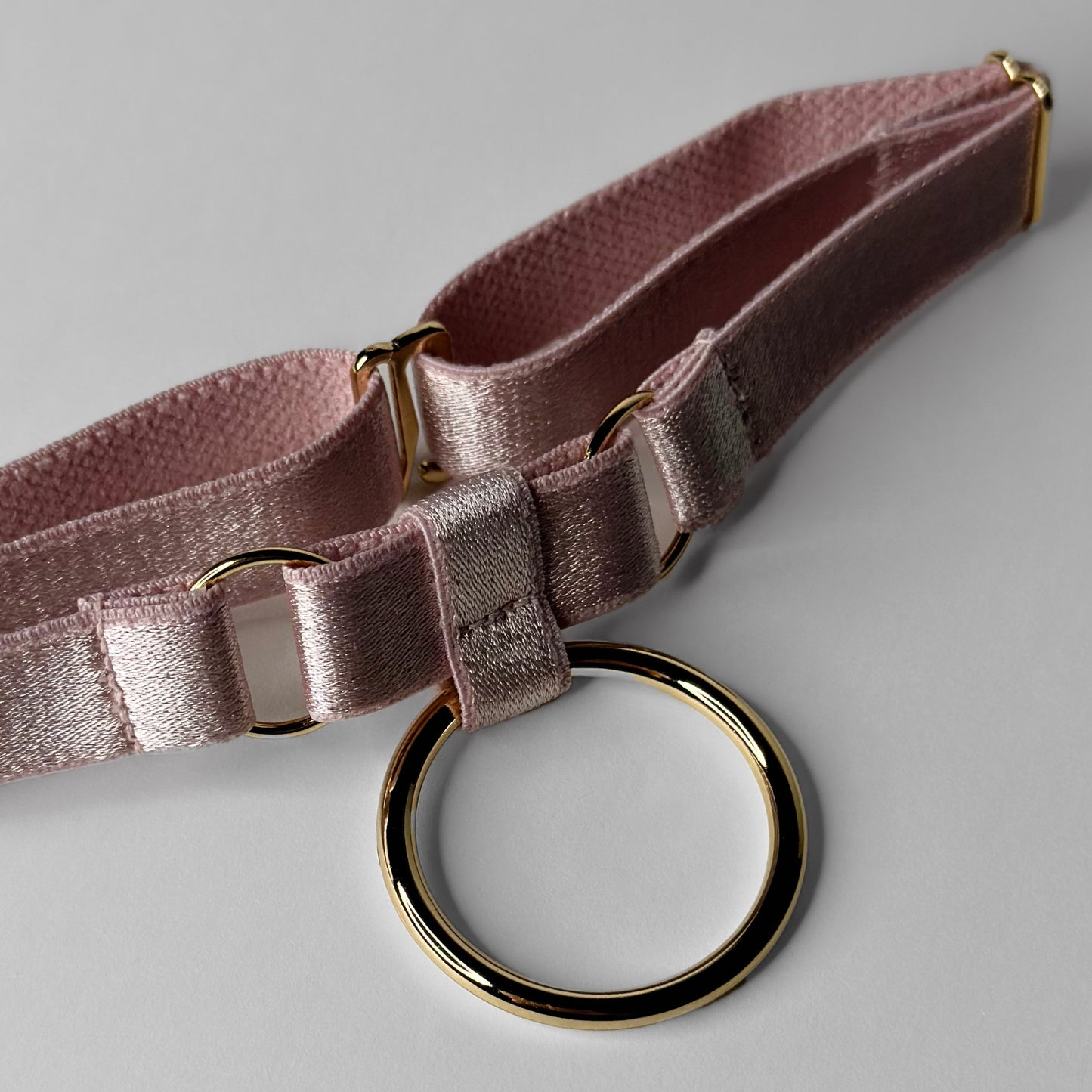 Strap Collar "Cora" (Dusty Rose)