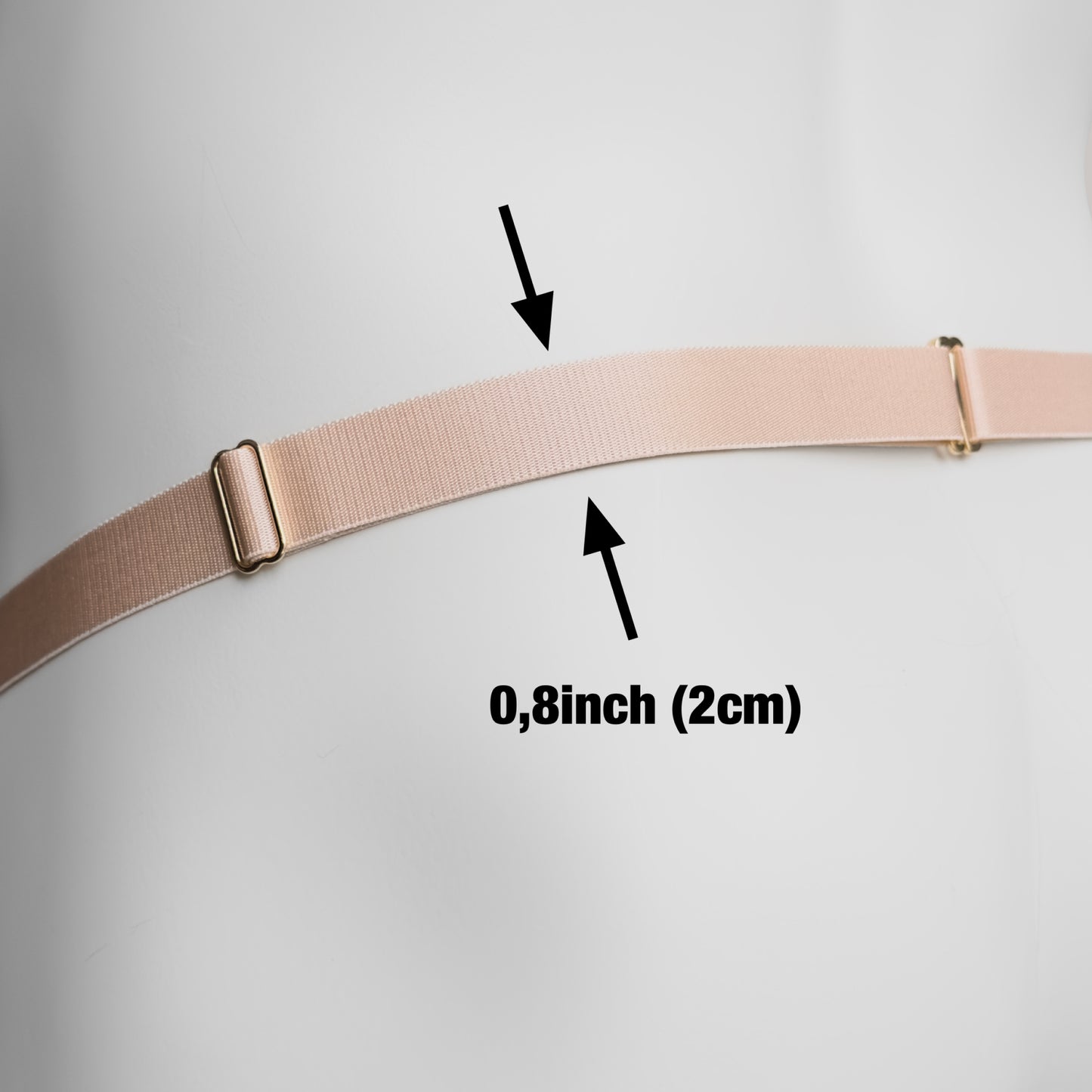 Sissy Two Straps Support Belt For Chastity Cage (Beige)