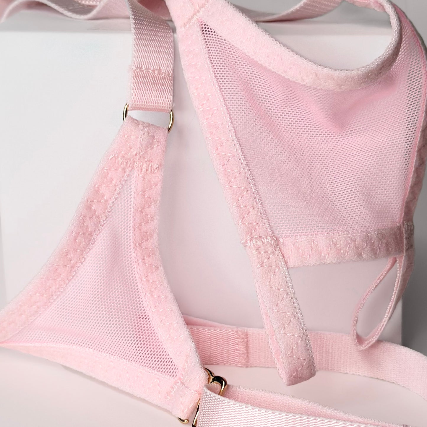 Non-removable Thong For Chastity Cage (Pink)