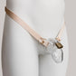 Sissy Two Straps Support Belt For Chastity Cage (Beige)