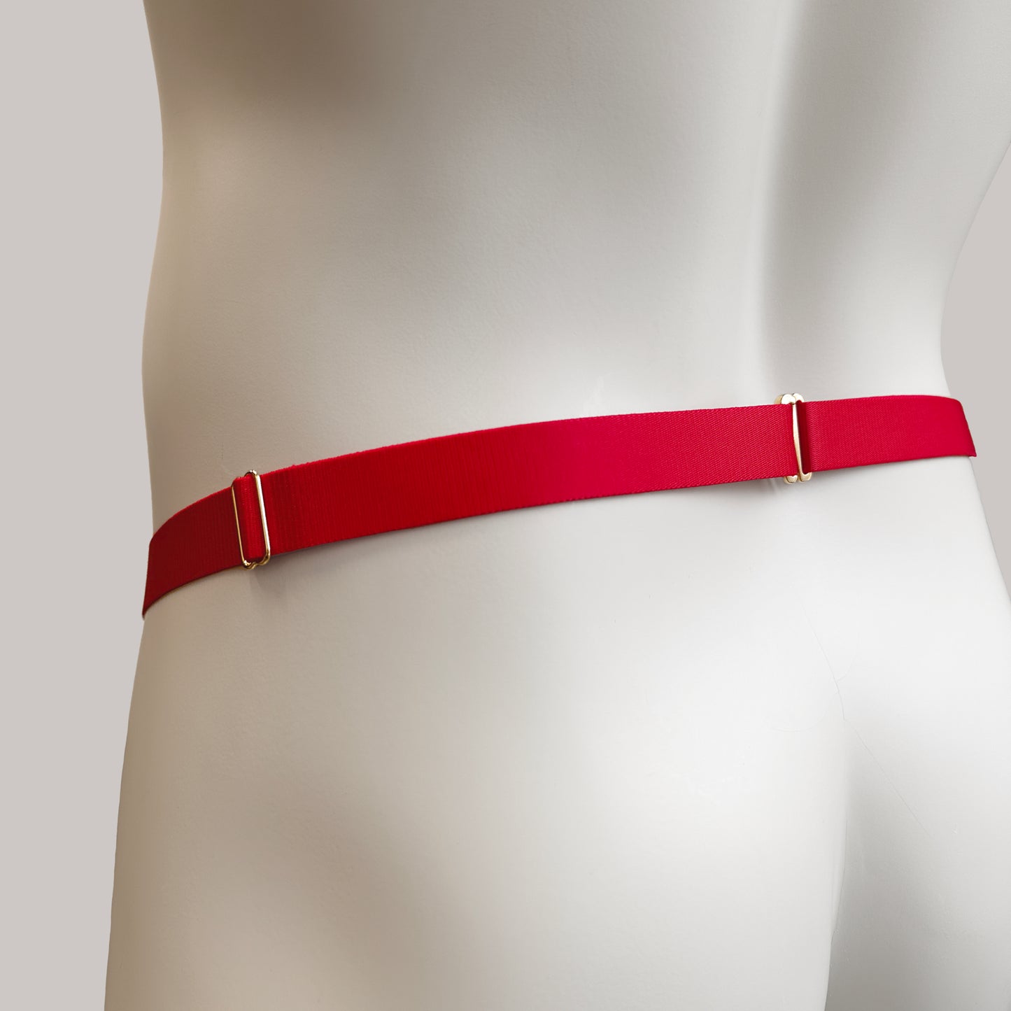 Sissy Two Straps Support Belt For Chastity Cage (Red)