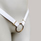 Male Two Straps Chastity Cage Belt Black