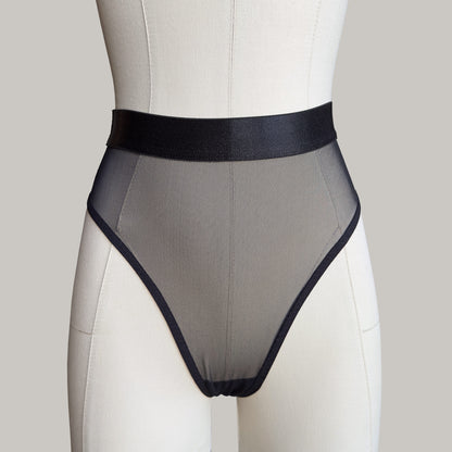 Mesh High Waist Brief "Mistress"