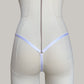 Mesh Thong "Iris" White