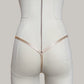 Mesh Thong "Iris" Beige