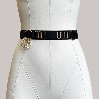 Adjustable Belt "Selene" Black