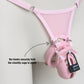 Mesh Support Thong For Chastity Cage (Pink)