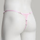 Mesh Support Thong For Chastity Cage (Pink)