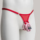 Mesh Support Thong For Chastity Cage (Red)