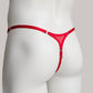 Mesh Support Thong For Chastity Cage (Red)
