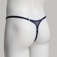Mesh Support Thong For Chastity Cage (Navy)