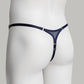 Mesh Support Thong For Chastity Cage (Navy)