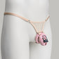 Mesh Support Thong For Chastity Cage (Beige)