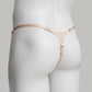 Mesh Support Thong For Chastity Cage (Beige)